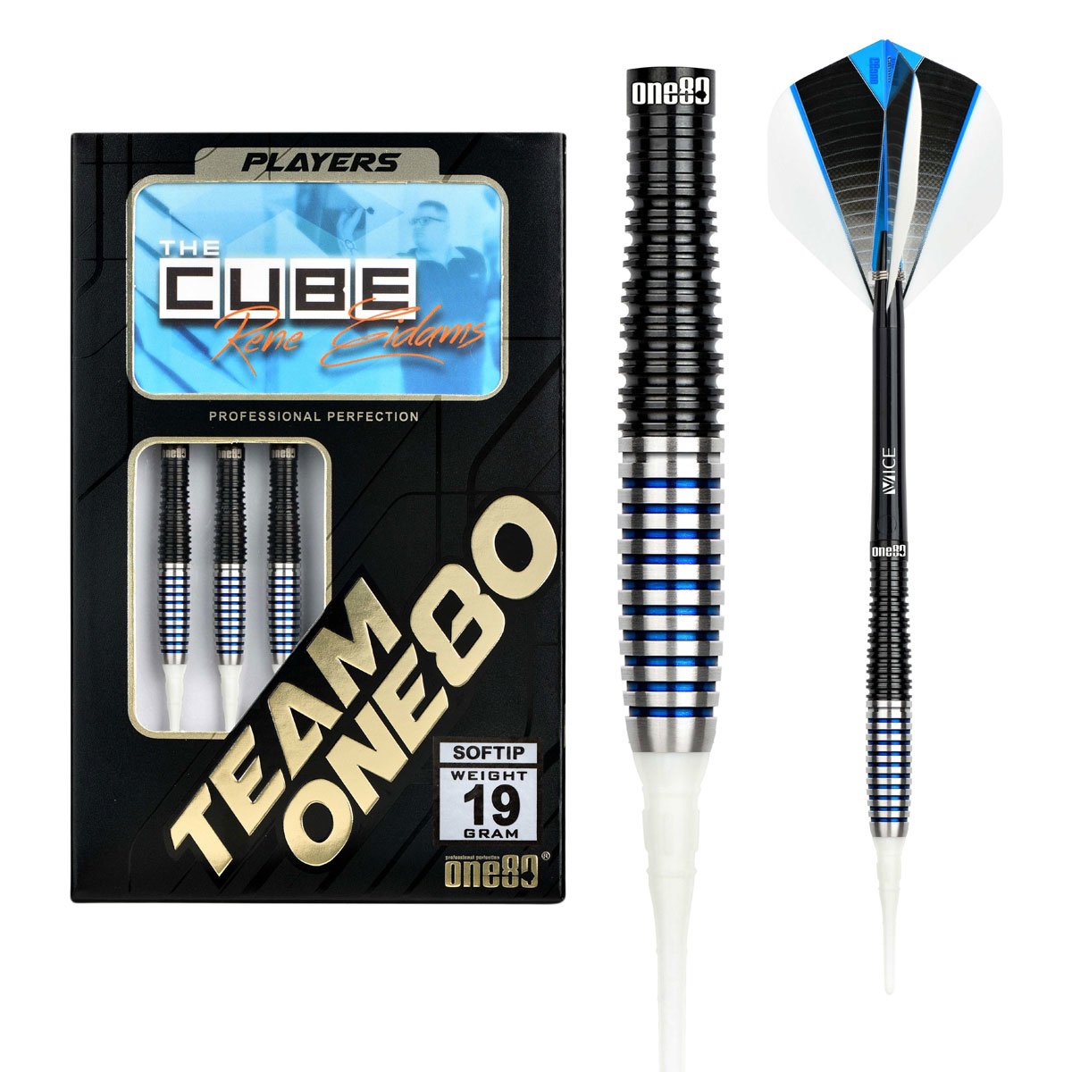ONE80 Rene Eidams V3 90% Signature Soft Tip Darts