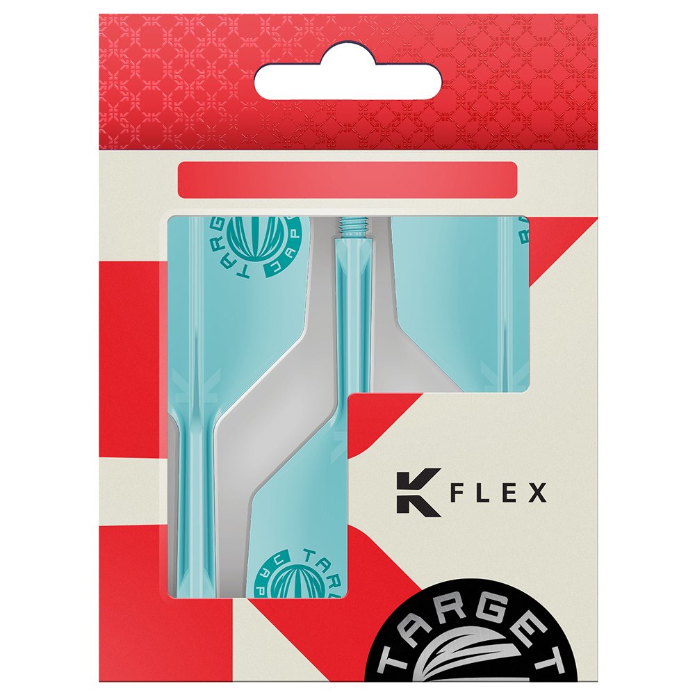 Target Japan K-Flex Aqua Logo NO6 - Dart Flights - Dartshopper.com