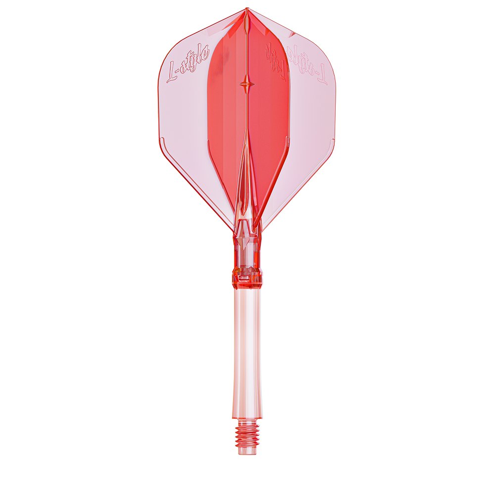 L-Style L-System L1 Clear Red - Dart Flights - Dartshopper.com