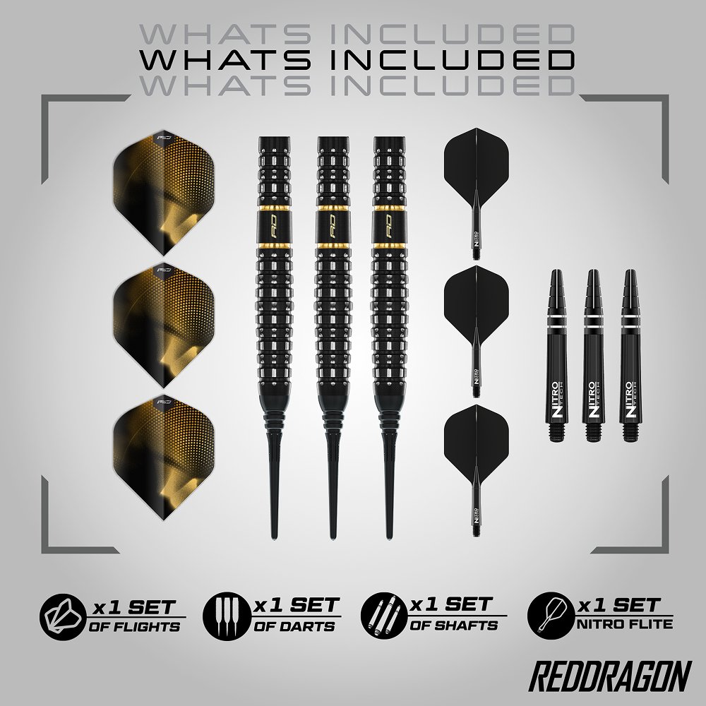 Red Dragon Ascend Torpedo 90% - Soft Tip Darts - Dartshopper.eu