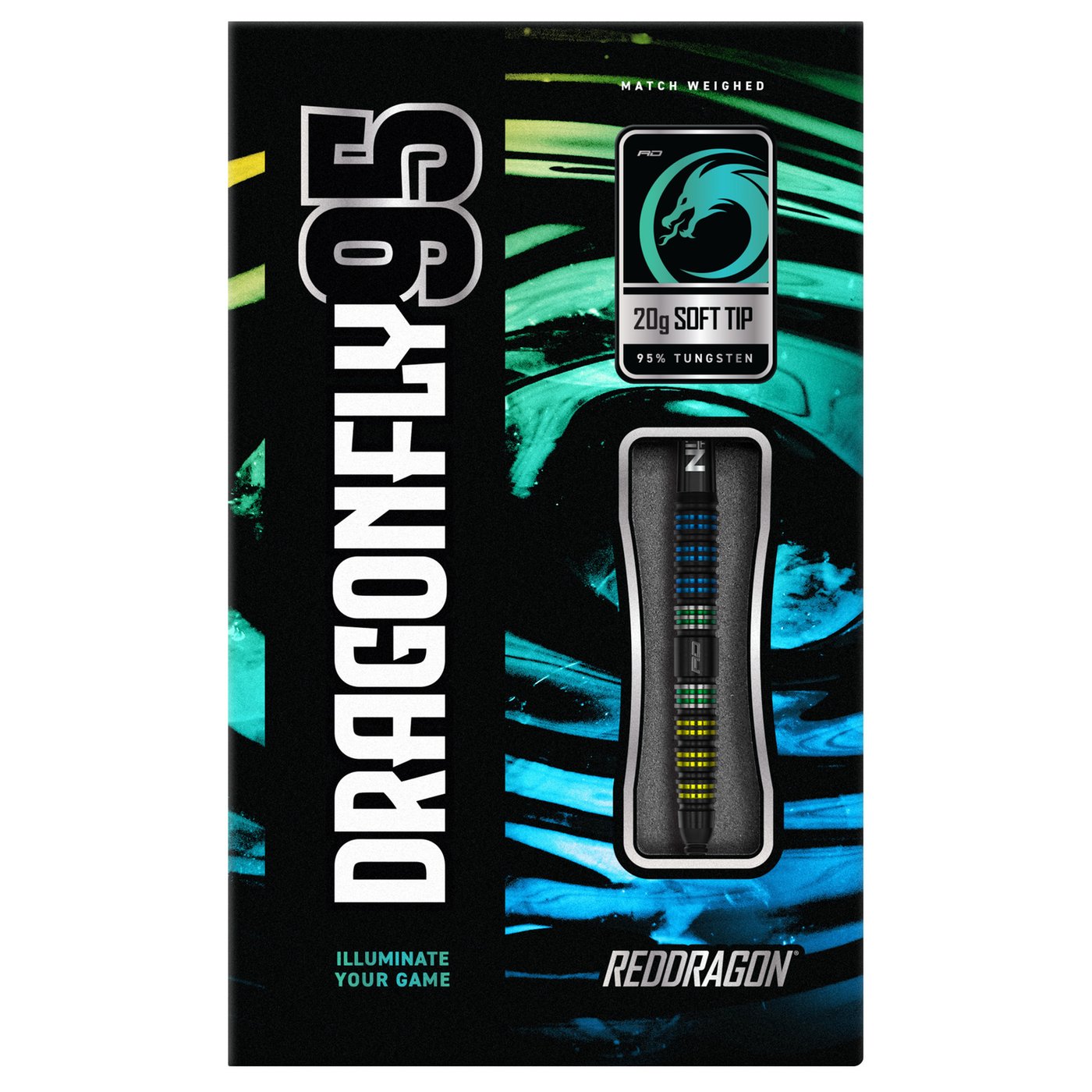 Red Dragon Dragonfly Tapered 95% - Soft Tip Darts - Dartshopper.com