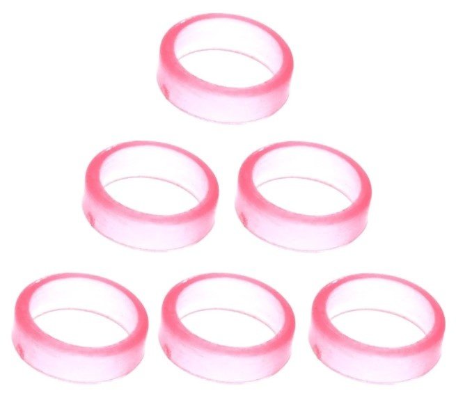 L-Style L Rings - Clear Red