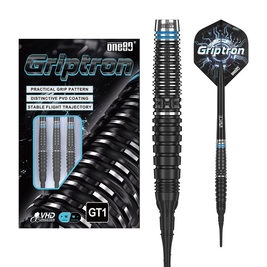 ONE80 Griptron GT1 90% Soft Tip Darts - Dartshopper
