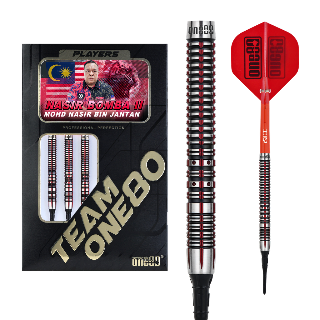 ONE80 Nasir Bomba V2 90% Soft Tip Darts