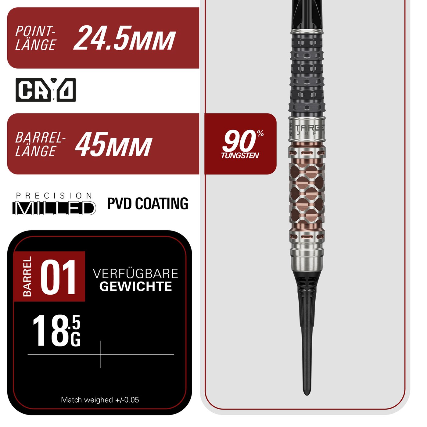 Target Japan Cathy Leung Charis G6 90% - Soft Tip Darts