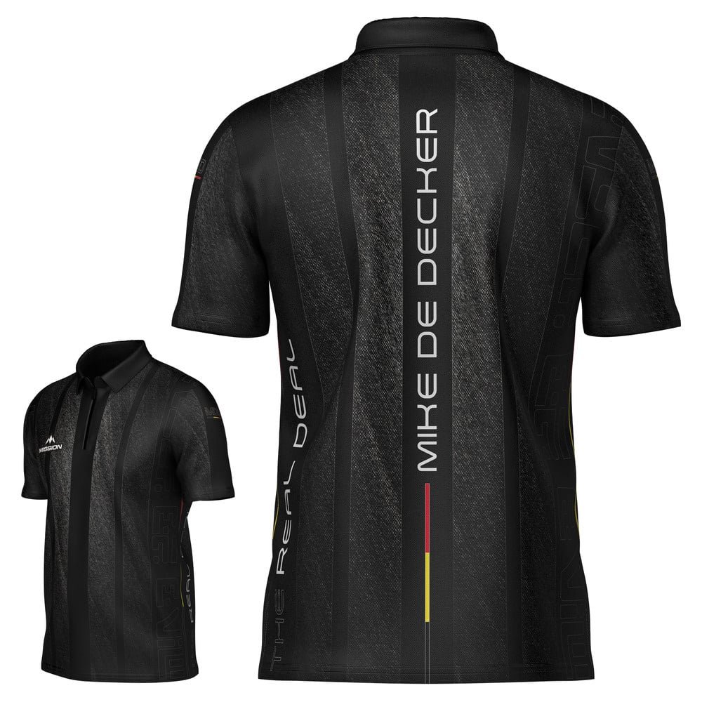 Mission Mike de Decker The Real Deal - Dartshirt