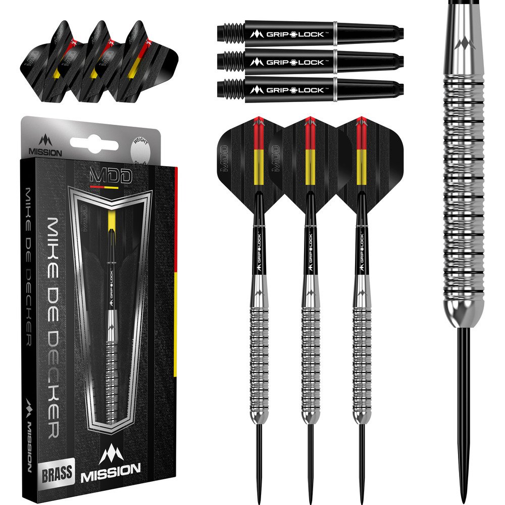 Mission Mike de Decker Brass Steel Tip Darts