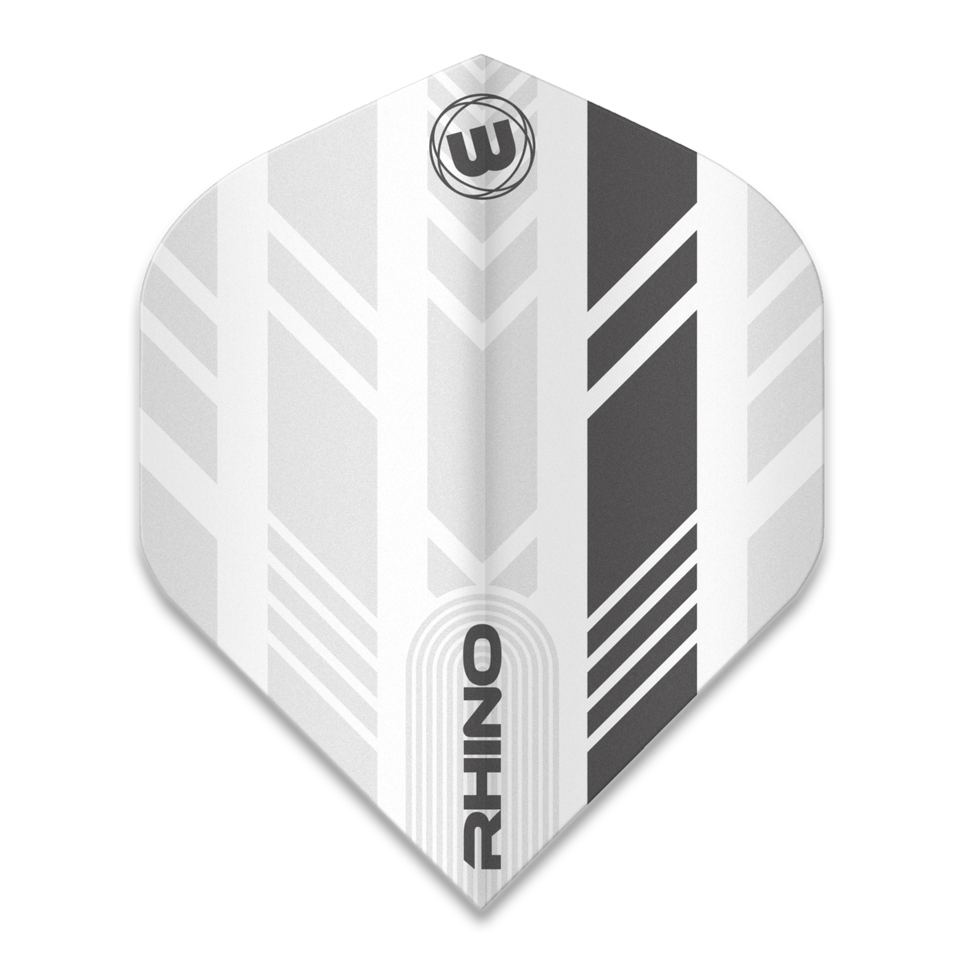 Winmau Rhino Extra Thick White & Grey Darts Flights