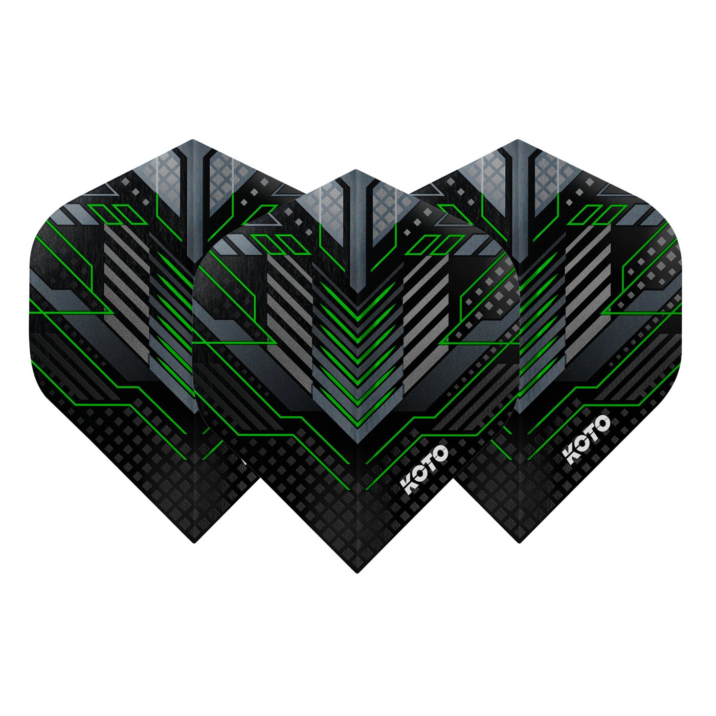 KOTO ZIZ-Matrix NO2 Green Darts Flights
