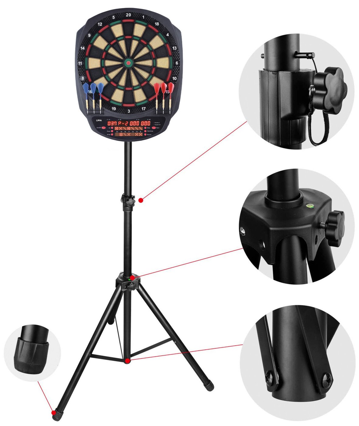[Tweedekans]XQMax Hybride Dartbord Standaard