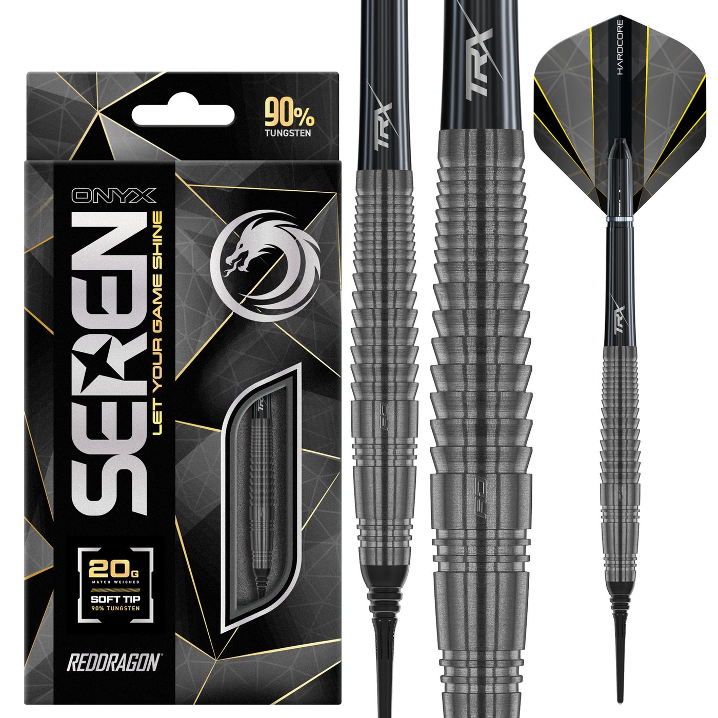Red Dragon Onyx 4 90% Soft Tip Darts
