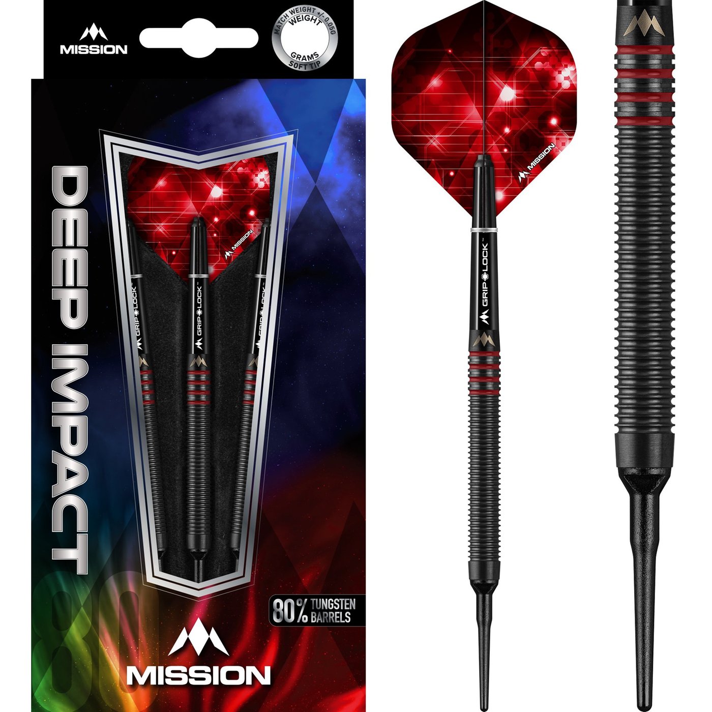 Mission Deep Impact M3 80% Soft Tip Darts