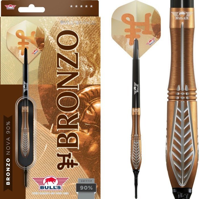Bull's Bronzo Nova 90% - Soft Tip Darts