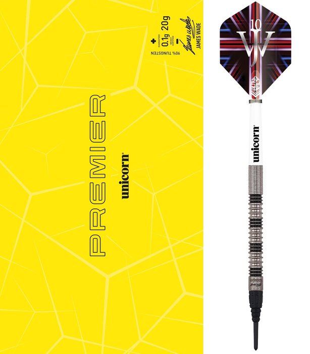 Unicorn Premier James Wade 70% - Soft Tip Darts - Dartshopper.com