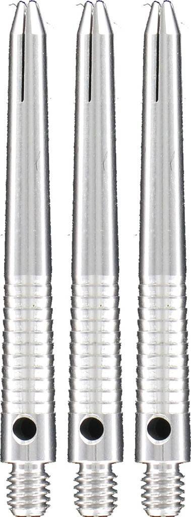 Bull's Sharkskin Medium Shafts Silver Darts Shafts
