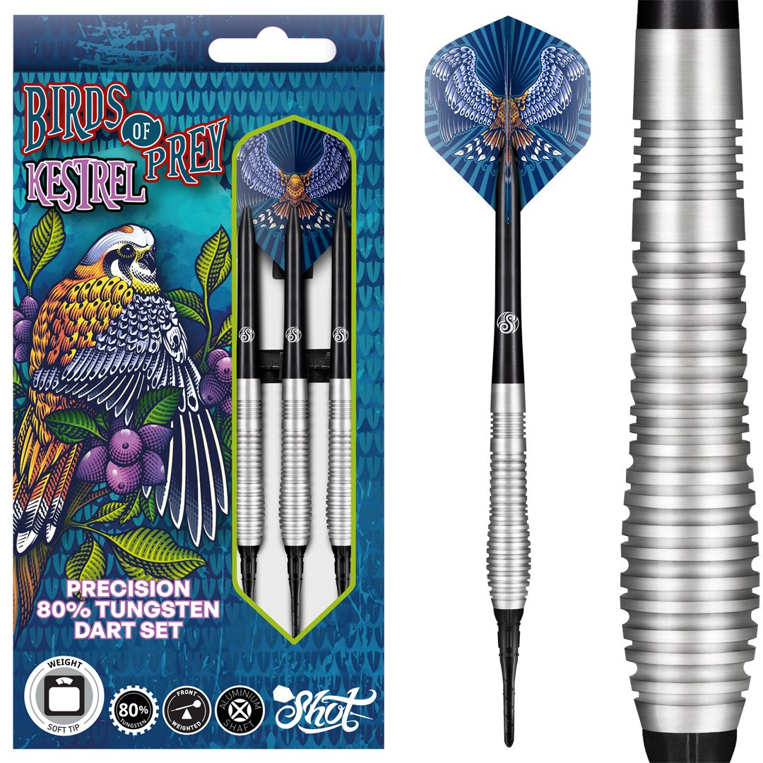 Shot Birds Of Prey Kestrel 80% Soft Tip Darts