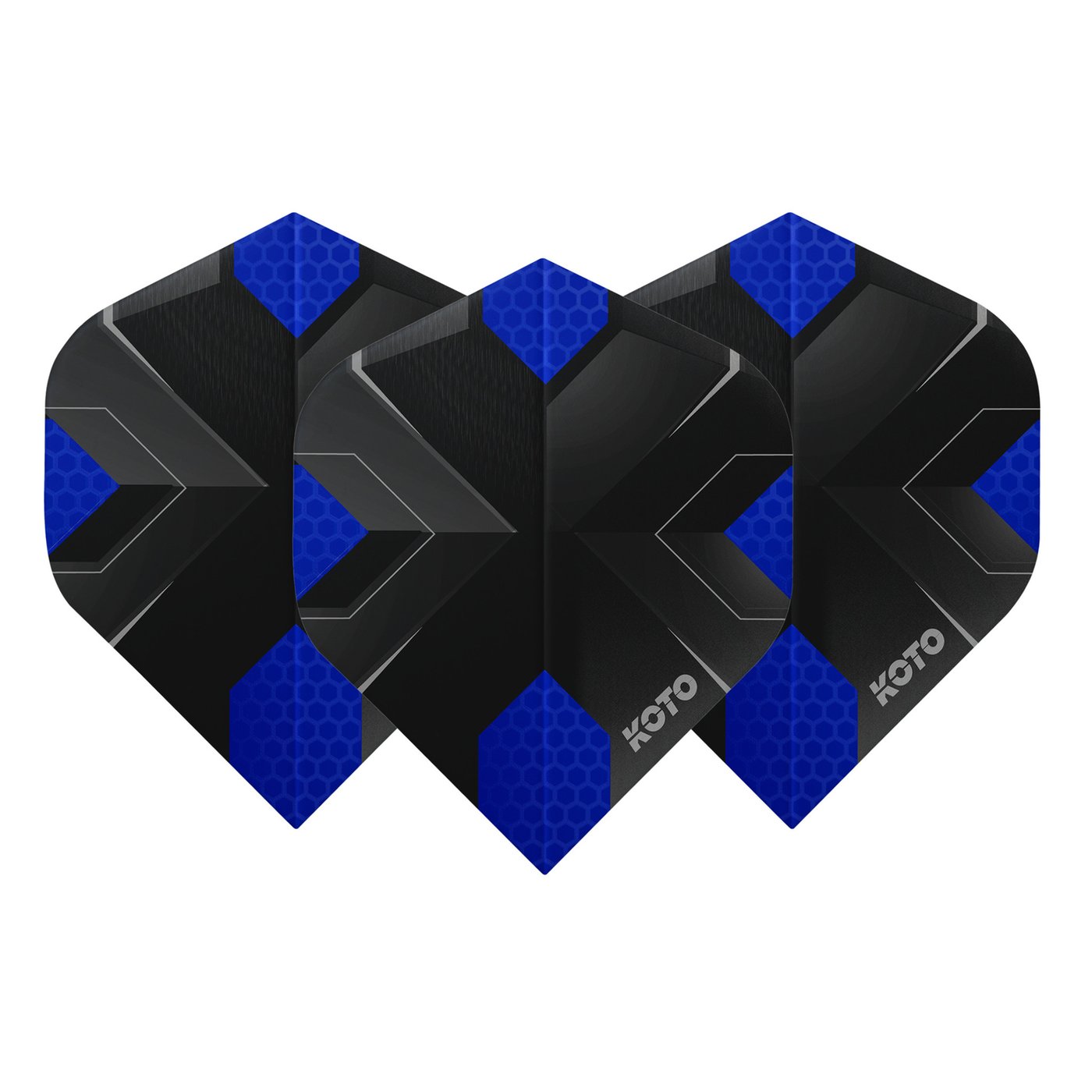 KOTO ZIZ-X NO2 Dark Blue Darts Flights