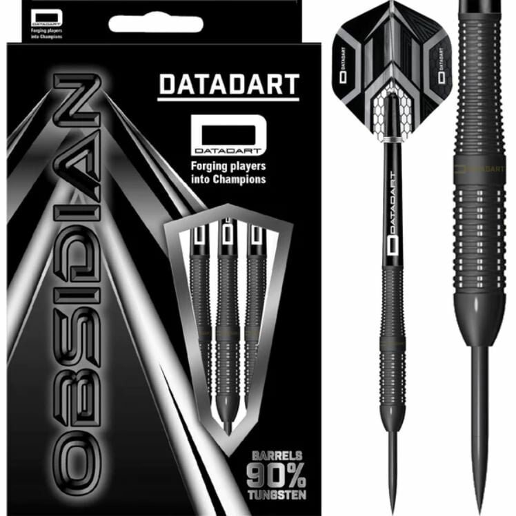 DATADART Obsidian 90% Concave Rear Black PVD Darts