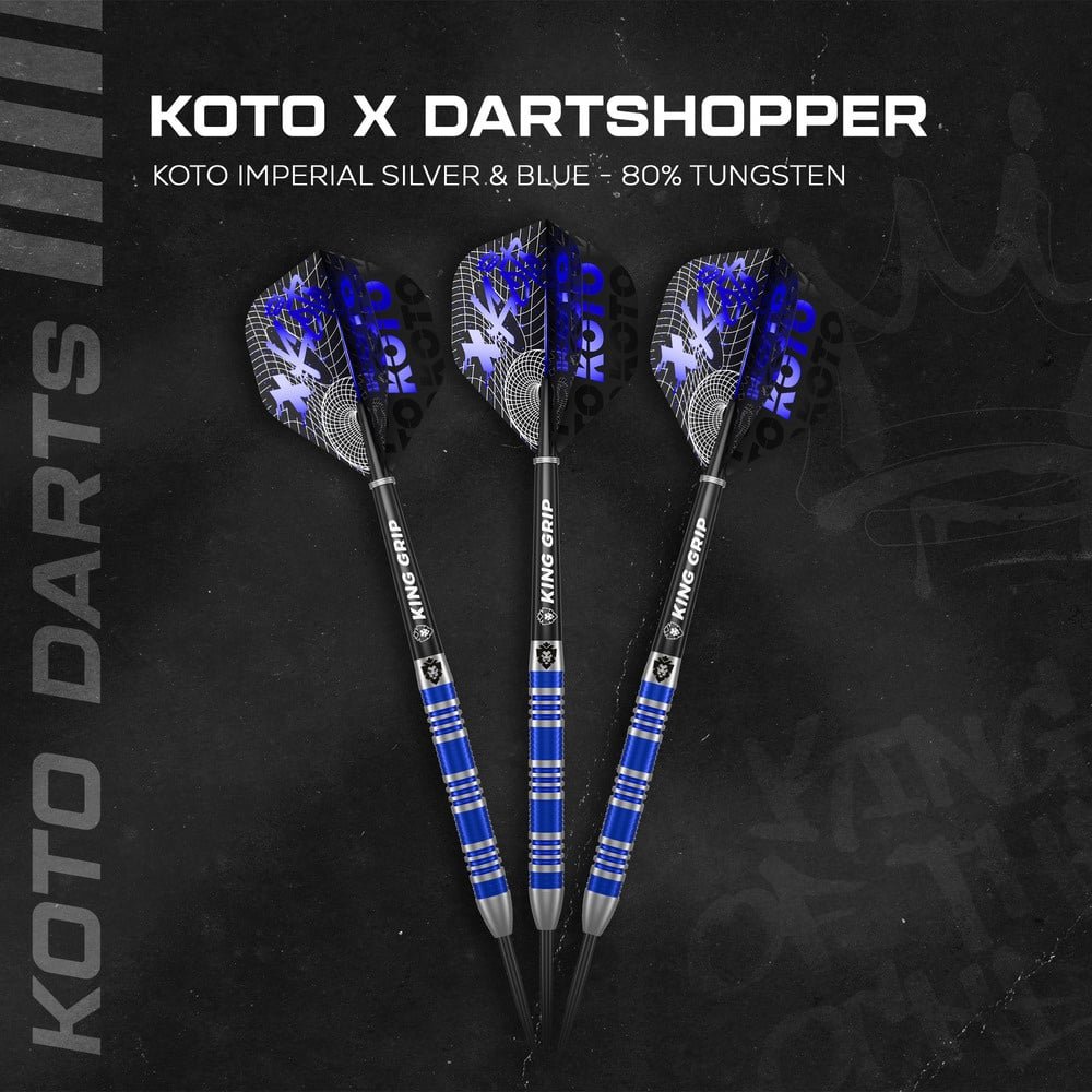KOTO Imperial Black Silver 80% - Fléchettes 22 grammes