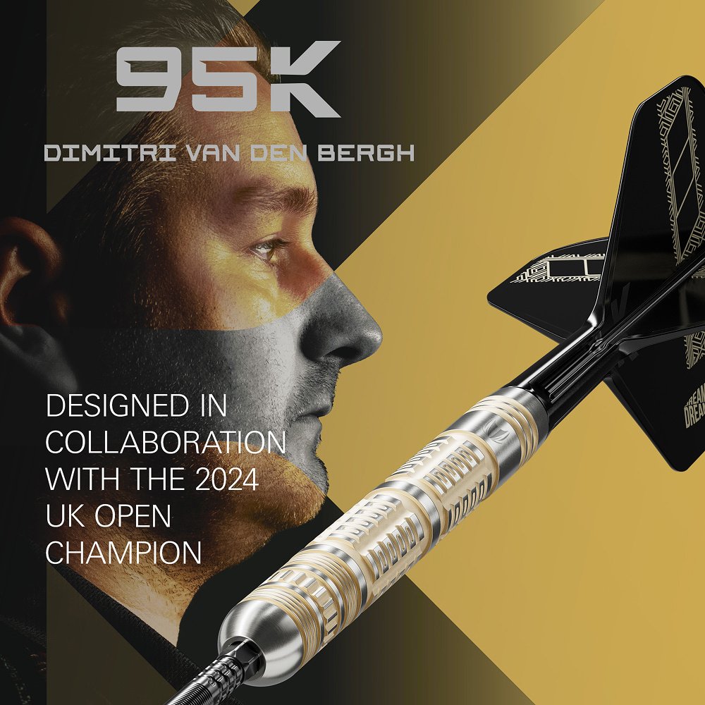 Target Dimitri van den Bergh 95K Swiss Point 95% - Steel Tip Darts