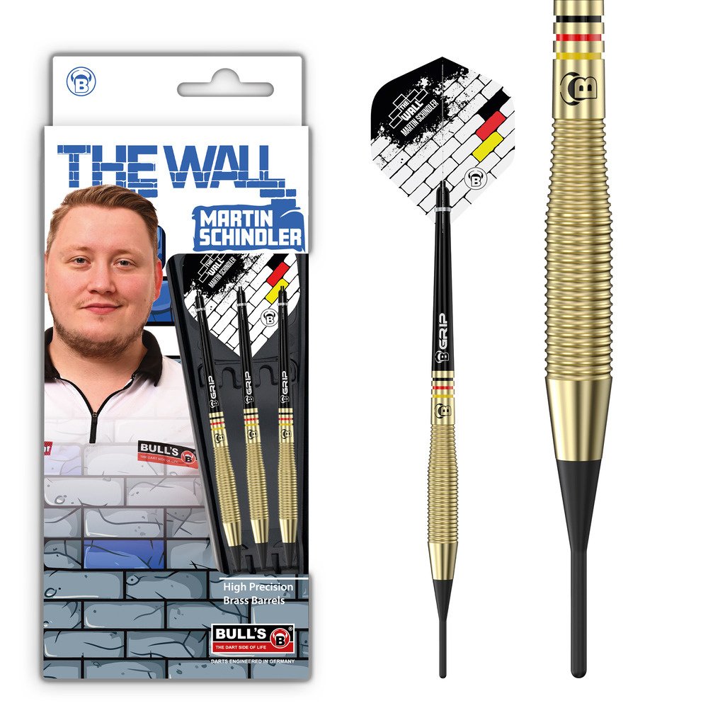 BULL'S Martin Schindler Naturel Brass Soft Tip Darts