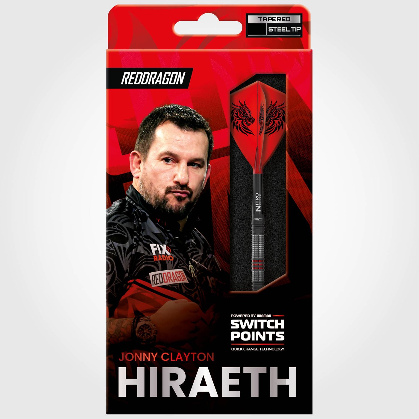 Red Dragon Jonny Clayton Hiraeth Switch Point 90% - Steel Tip