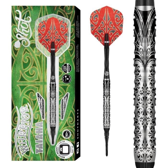 Shot Warrior Taiaha 90% Soft Tip Darts