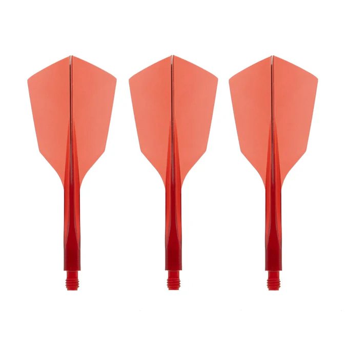 Condor AXE 120 Trifin Narrow Clear Red - Dart Flights