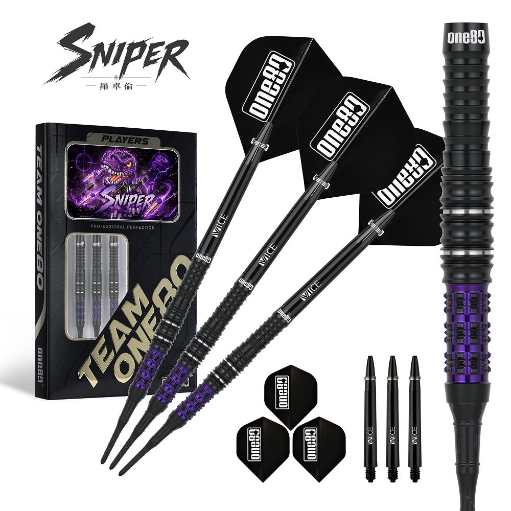 ONE80 Luo Zhuolun Sniper 90% - Soft Tip Darts - Dartshopper.com