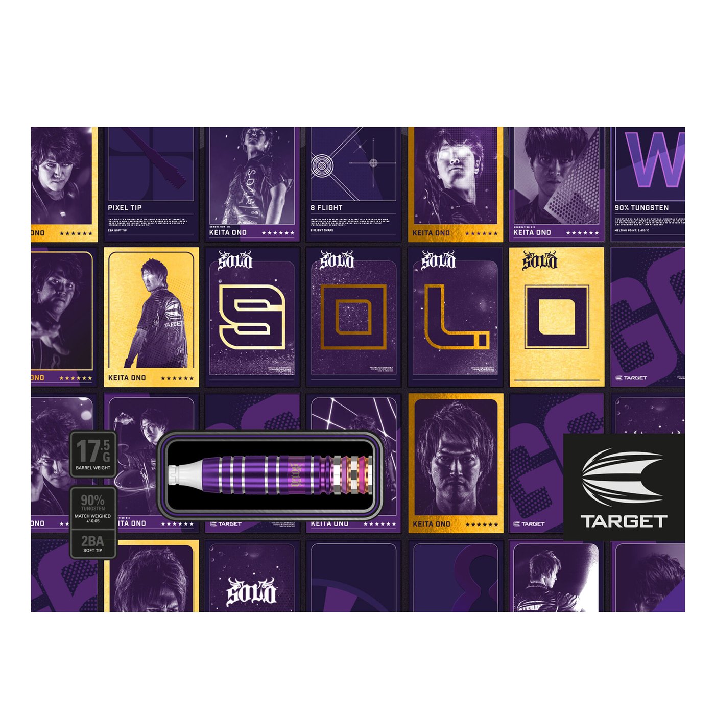 Target Japan Keita Ono Solo G6 95% Softdarts
