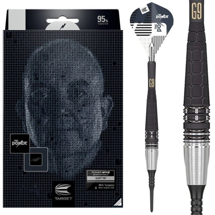Phil Taylor Power 9FIVE Gen 9 95% Soft Tip Darts