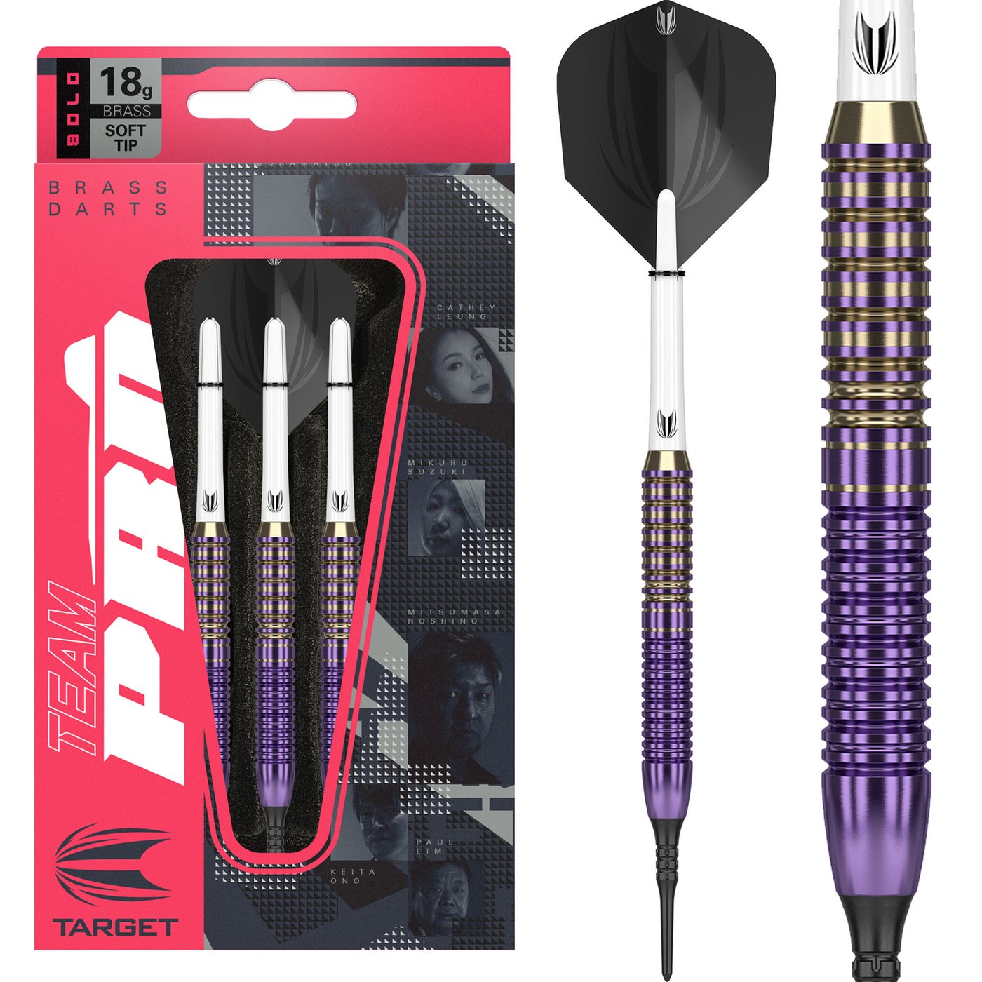 [Tweedekans] Target Japan Keita Ono Brass - Soft Tip Darts-20gram