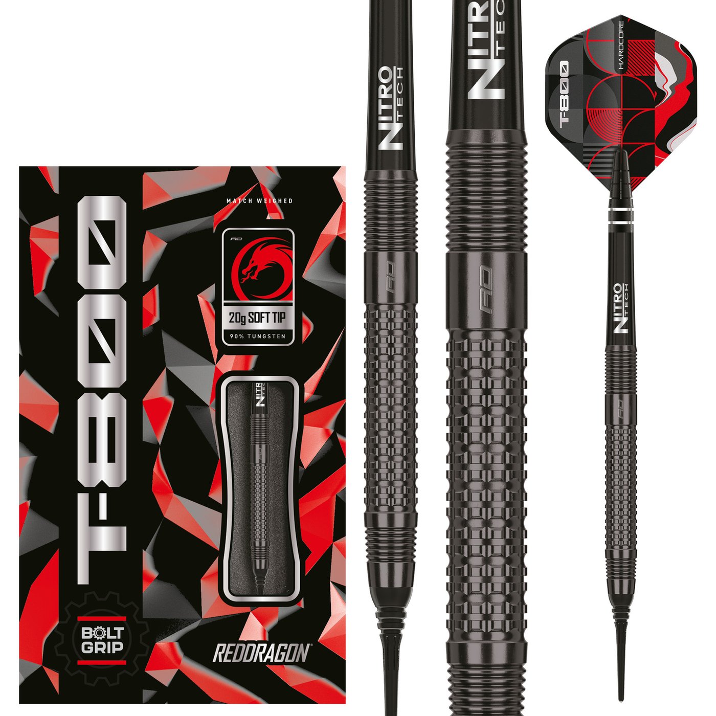 Red Dragon T-800 90% Soft Tip Darts