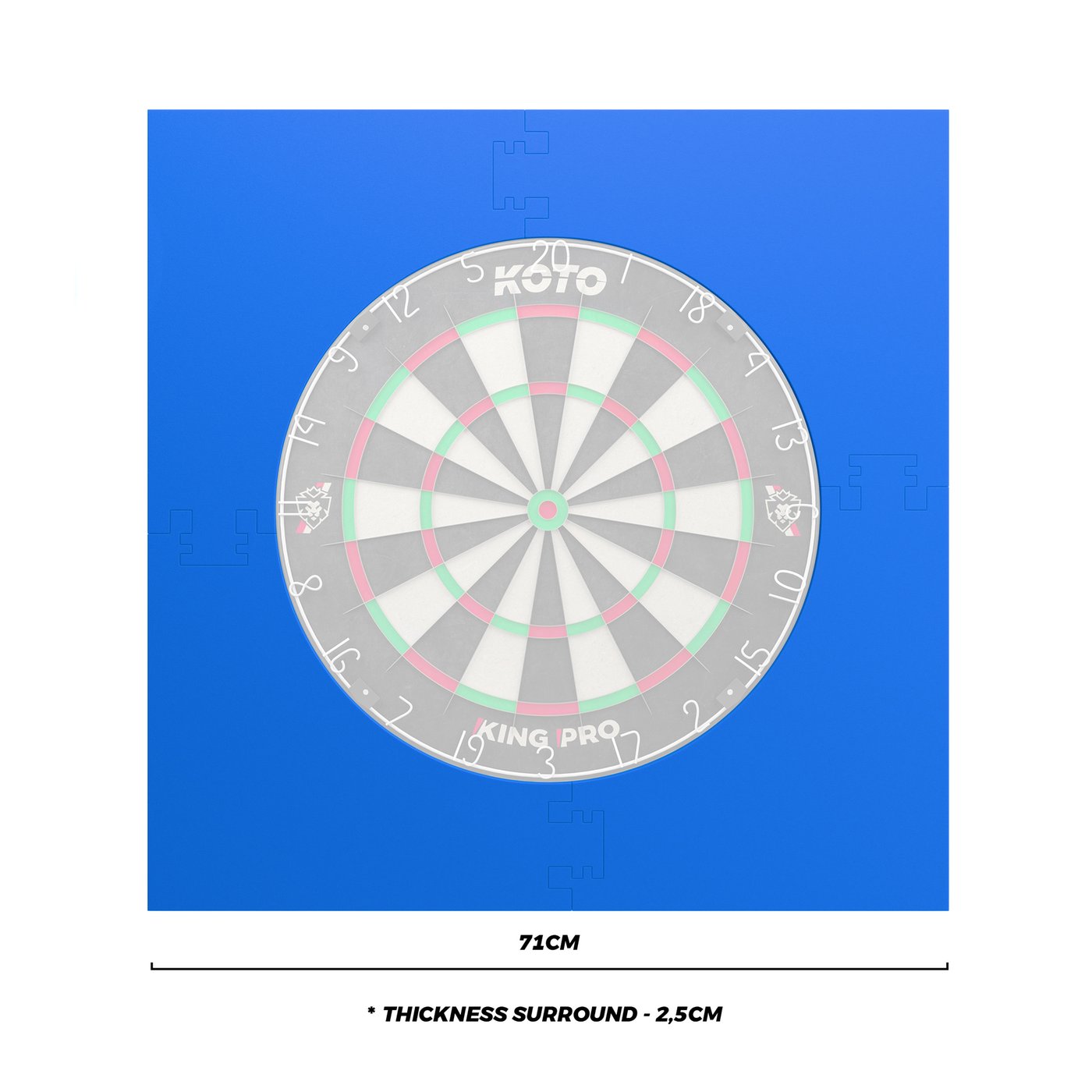 KOTO Square 4 PCS – Dartboard Surround