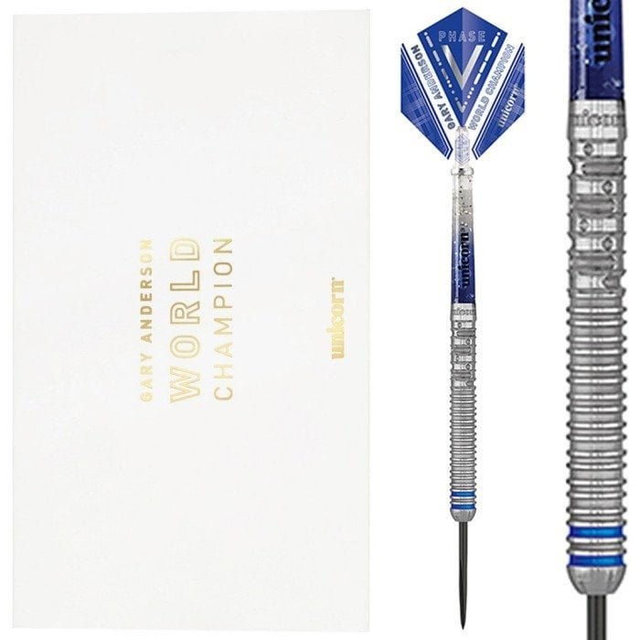 Unicorn Bullet Stainless Steel Gary Anderson Fléchettes Homme - Fléchettes Acier Inoxydable