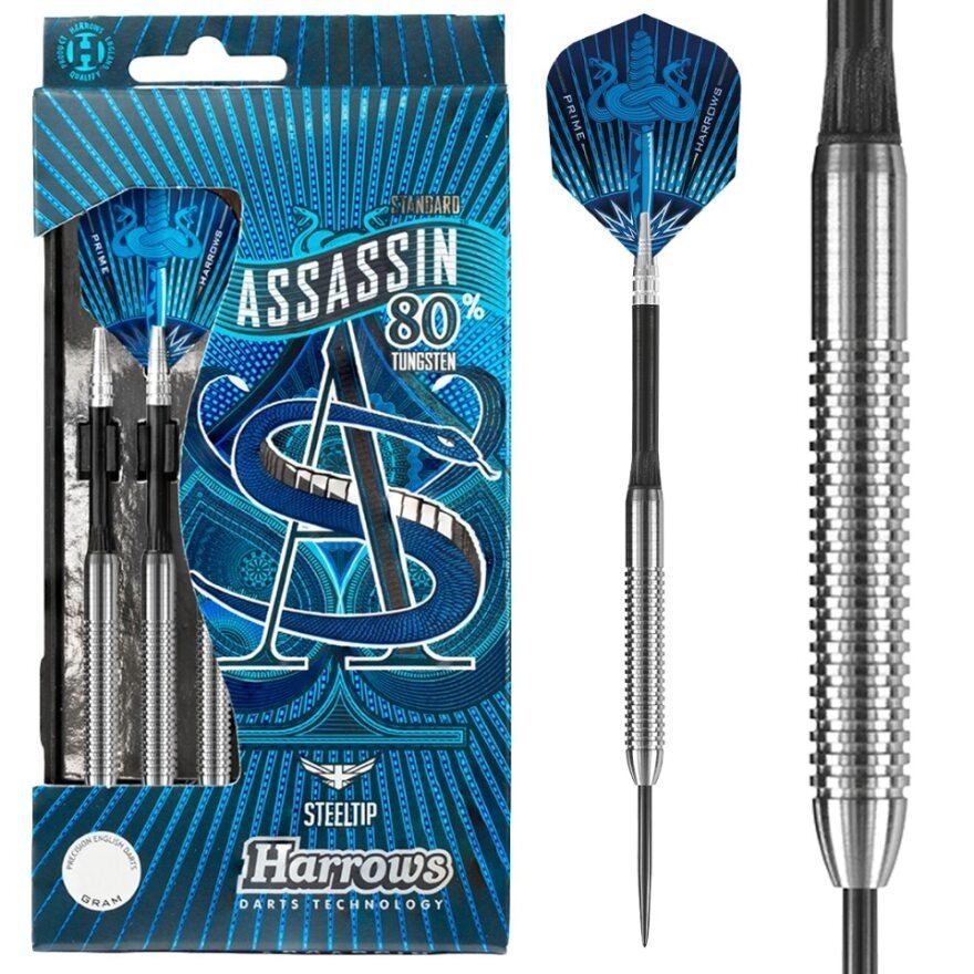 Harrows Assassin RG 80% 21 g - Steel Tip Darts