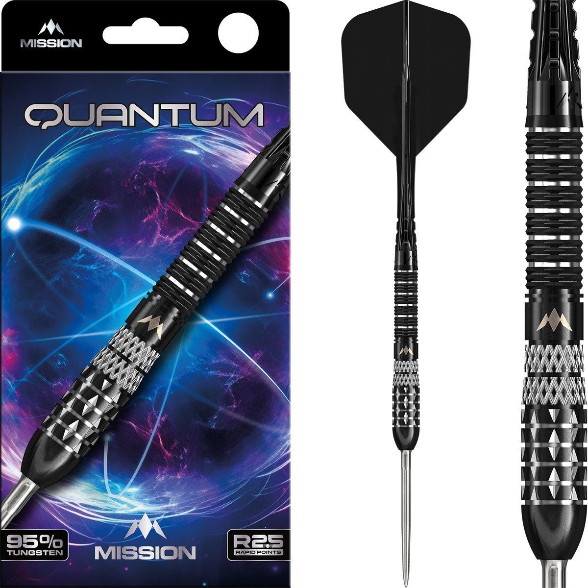 Mission Quantum Rapid Point 95% - Steel Tip Darts