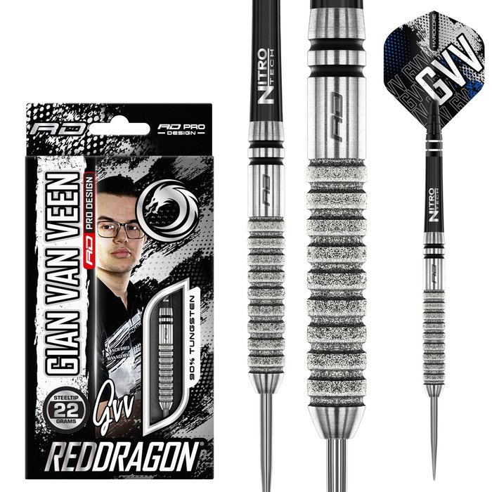 Red Dragon Gian van Veen Tour Edition 90% Darts