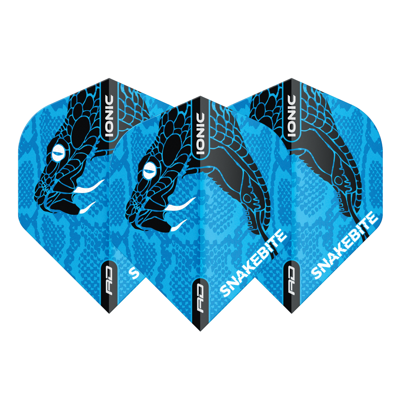 Red Dragon Peter Wright Hardcore Ionic Snakebite Blue Head Darts Flights