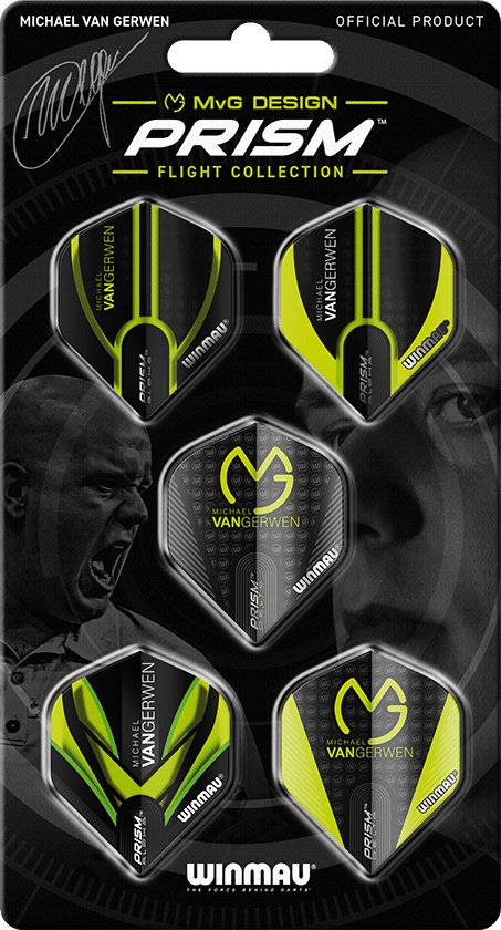 Winmau Michael van Gerwen Prism Flight Collection Darts Flights
