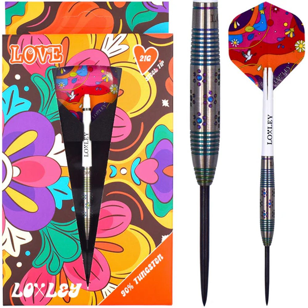 Loxley Woodstock Love 90% - Steel Tip Darts