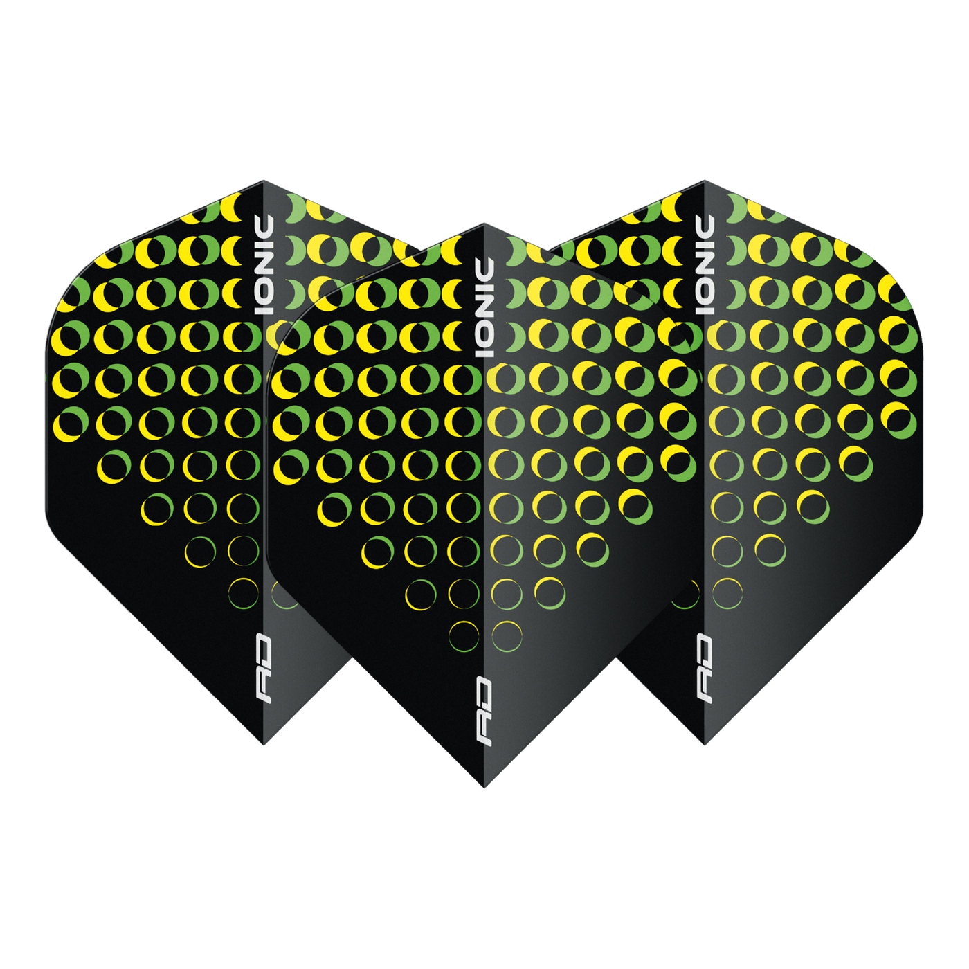 Red Dragon Hardcore Ionic Circles Yellow Darts Flights