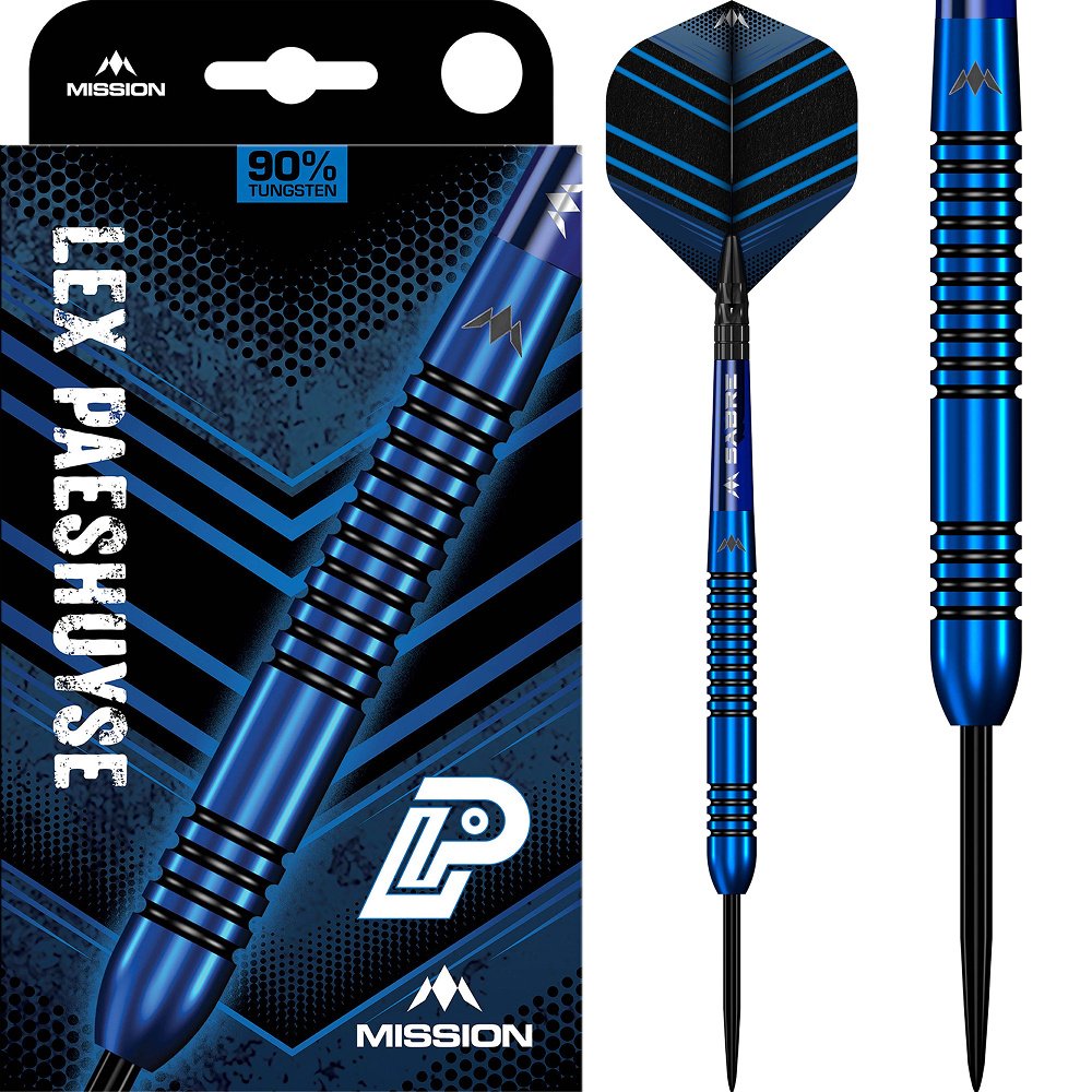 Mission Lex Paeshuyse 90% Freccette Steel Darts