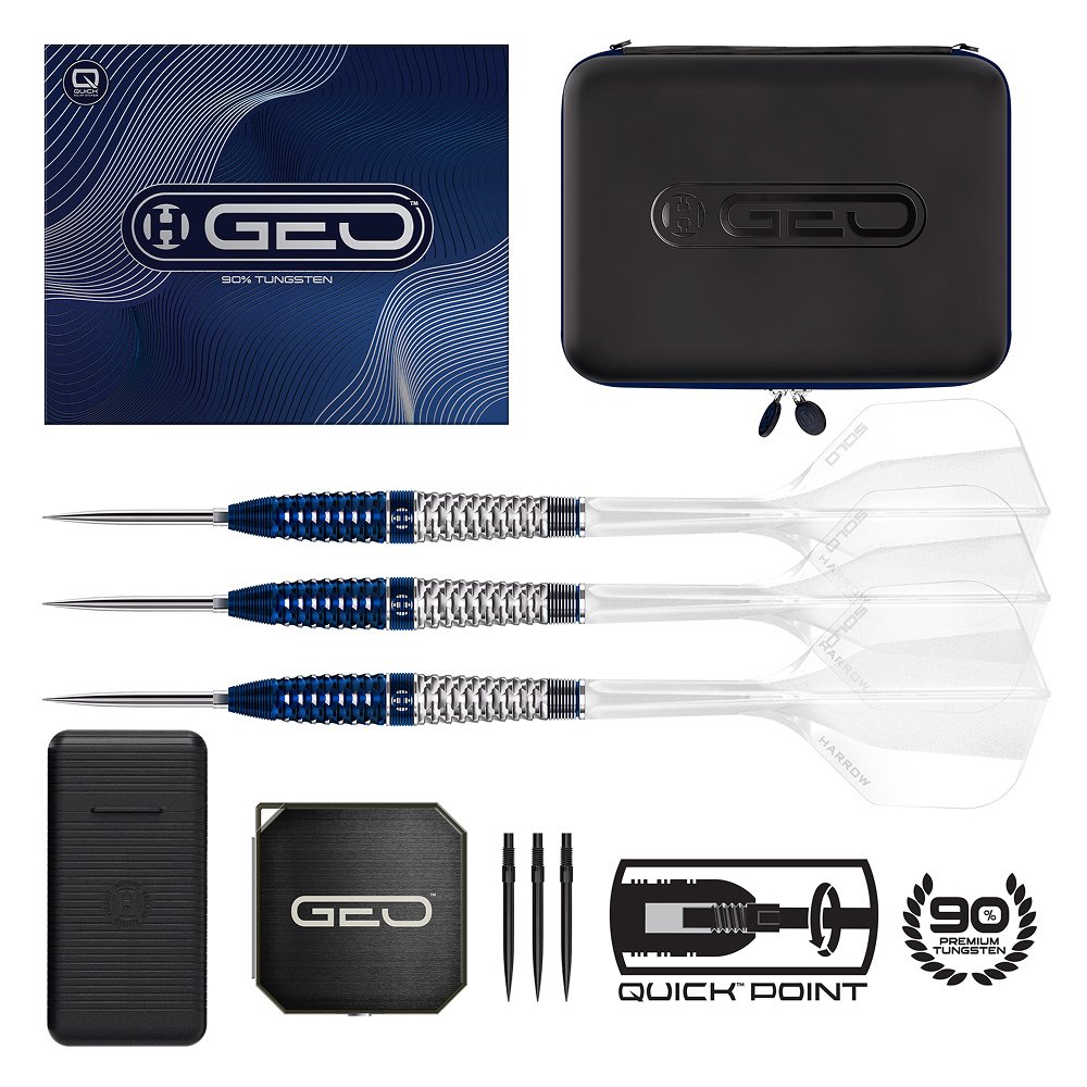 Harrows Geo Torpedo Quick Point 90% Darts