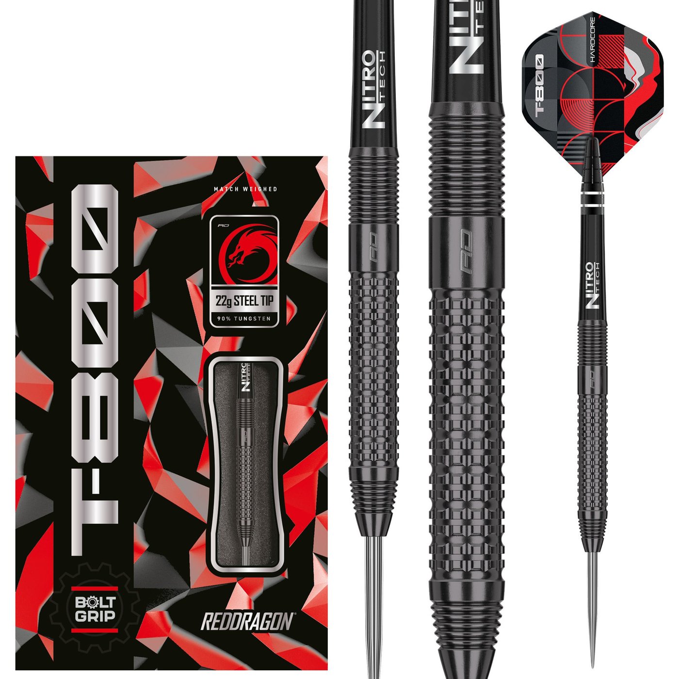 Dardos Red Dragon T-800 90% Punta de Acero