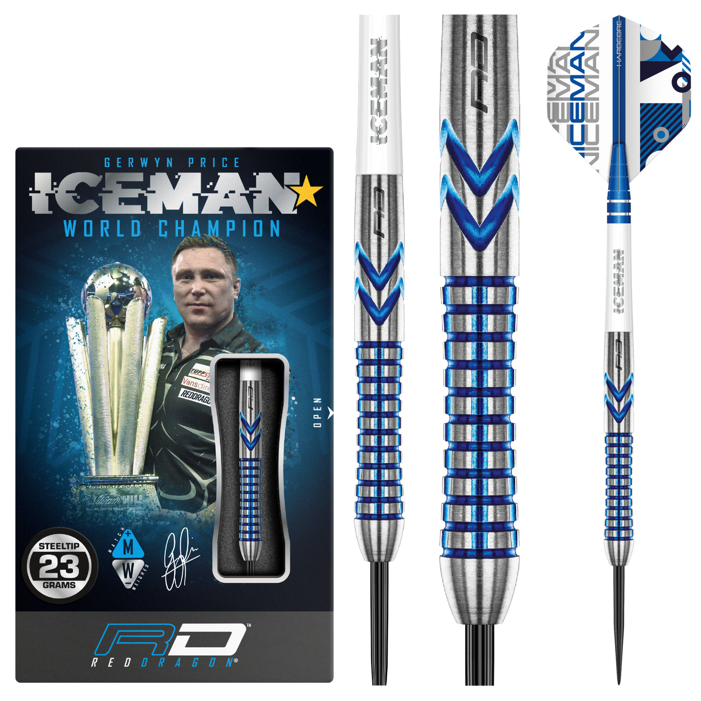 Red Dragon Gerwyn Price Iceman Contour 90% Darts