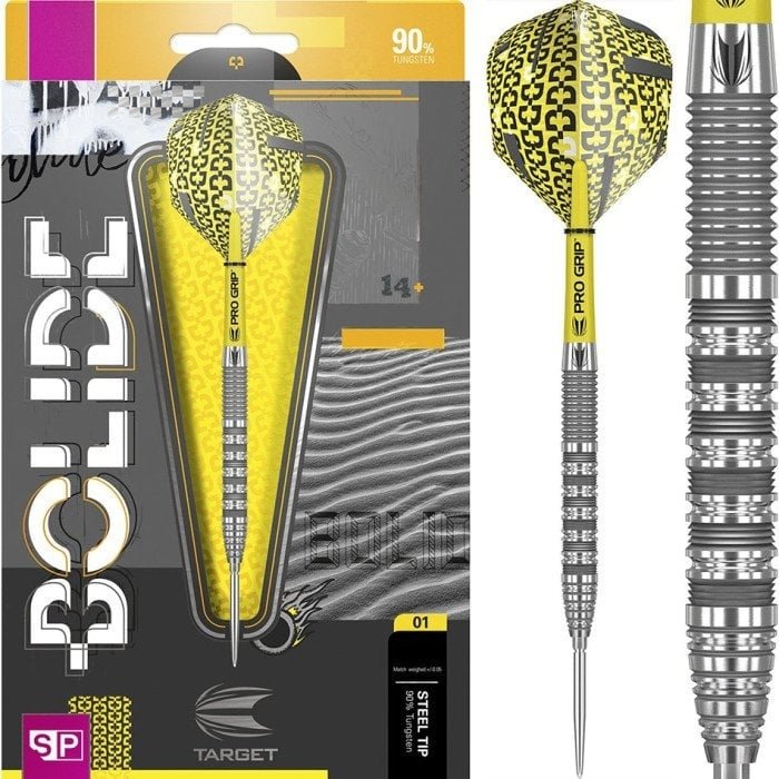 Target Bolide 01 Swiss Point 90% - Steel Tip Darts - Dartshopper.com