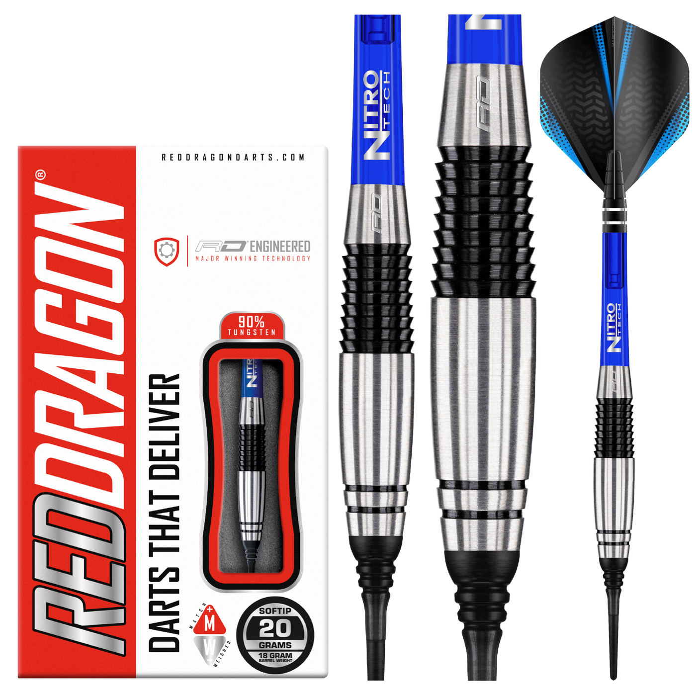 Red Dragon Cyclone 90% Soft Tip Darts