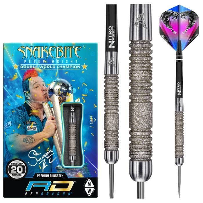 Red Dragon Peter Wright 85% Snakebite 11 Element Darts