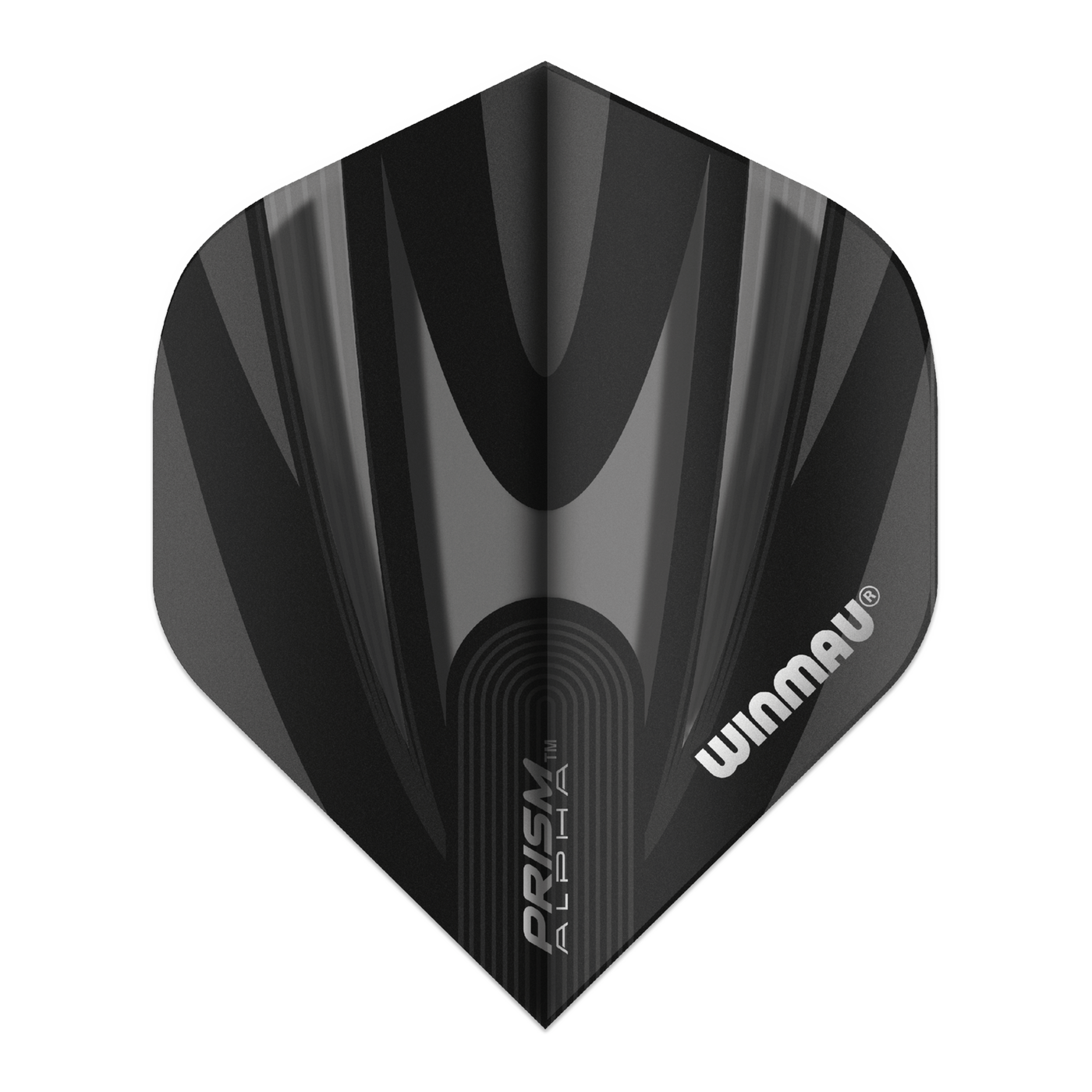Winmau Prism Alpha Black & Grey Darts Flights
